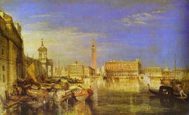  Bridge of Signs, Ducal Palace and Custom- House, Venice Canaletti Painting